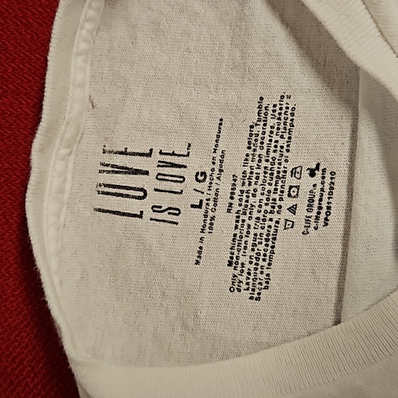 Love is Love pronouns LGBTQ graphic tee SEE BACK Large Be Kind PRIDE MONTH - Picture 2 of 6